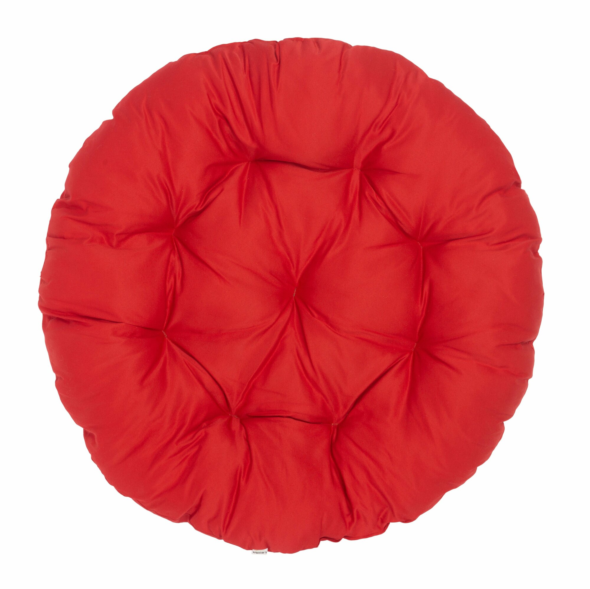 Подушка для подвесного кресла круглая 110 см Красный - фотография № 2