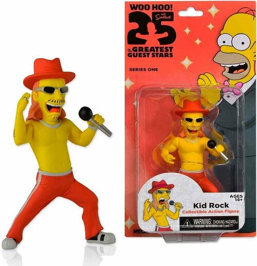 Фигурка коллекционная Кид Рок - Симпсоны (The Simpsons Series 1, Kid Rock, 25th Anniversary), NECA, 11 см