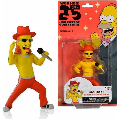 Фигурка коллекционная Кид Рок - Симпсоны (The Simpsons Series 1, Kid Rock, 25th Anniversary), NECA, 11 см