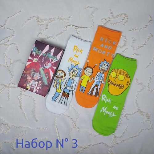 фото Носки turkan, 3 пары, размер 37-42, мультиколор