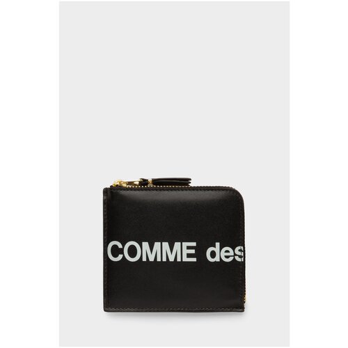 Кошелек Comme des Garcons Wallet, фактура тиснение, черный