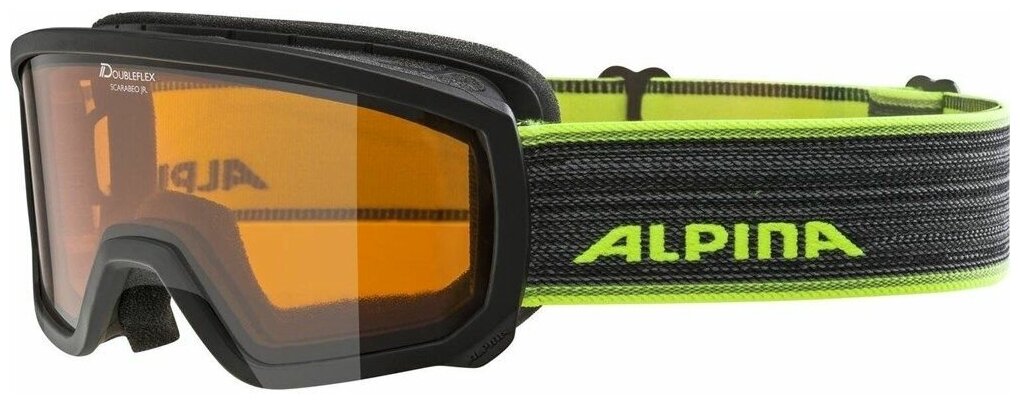    ALPINA SCARABEO JR Black/Neon