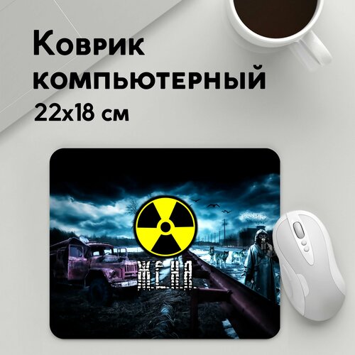 Коврик для мышки прямоугольный 220x180x3мм / Геймерам / Stalker / S T A L K E R Ж Е Н Я