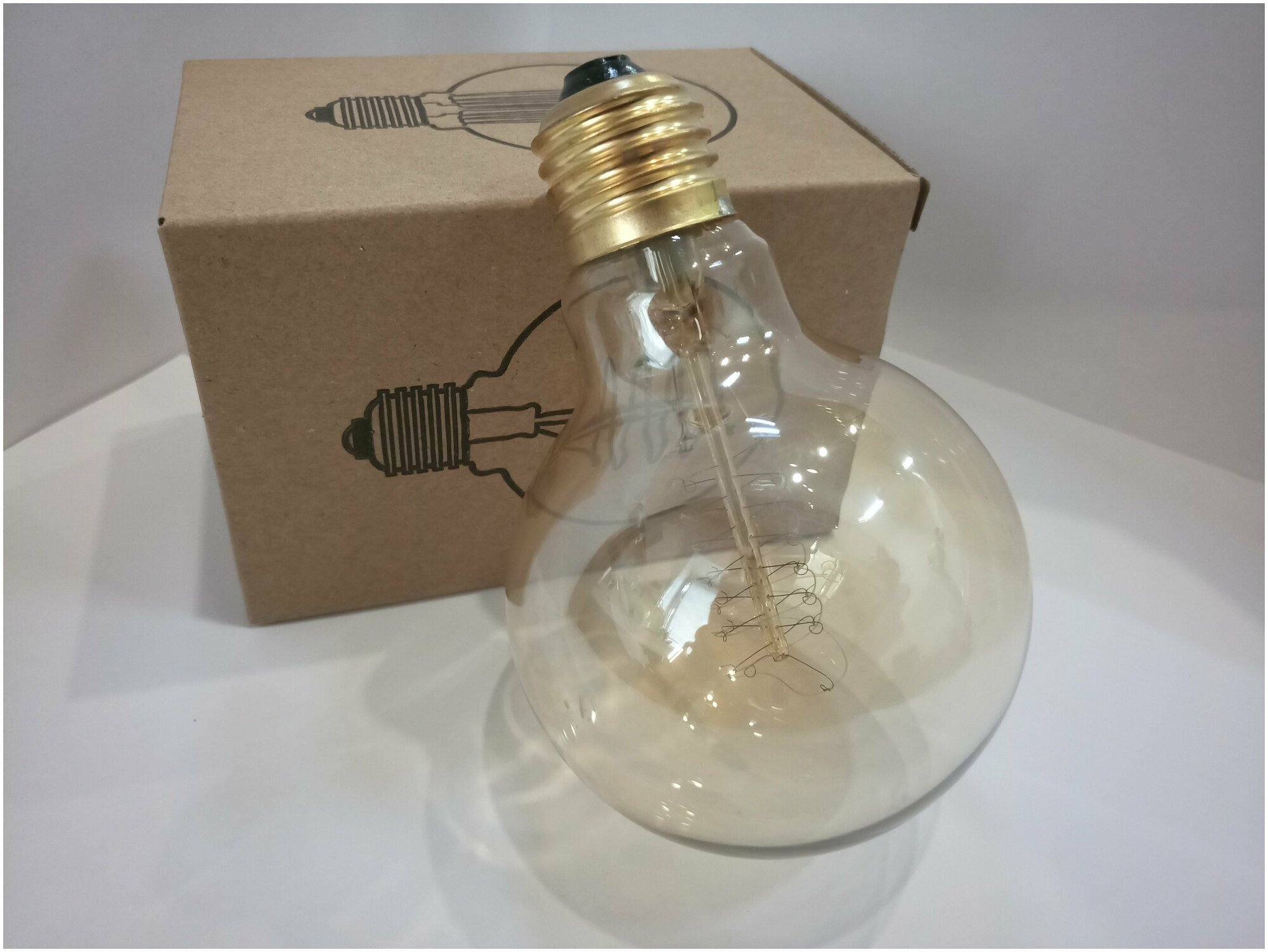 Лампа Эдисона декоративная G25(G80) Ретроник, 60В