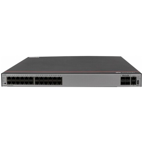 Коммутатор HUAWEI S5735-S24P4X 24101001000BASE-T ports 410GE SFP ports PoE Basic Software 1000W AC Power module 14060200₽