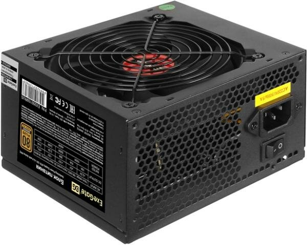 Exegate Блок питания 1000W ExeGate 80 PLUS® Bronze 1000PPH (ATX, APFC, КПД 89% (80 PLUS Bronze), 12cm fan, 20+4pin, 2x2x(4+4)pin, 6xPCI-E, 8xSATA, 4xI