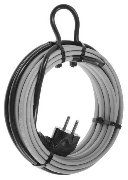 Греющий кабель на трубу саморегулирующийся 3м 48Вт / для водопровода / для водостока / обогрев труб - фотография № 2