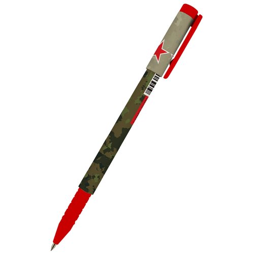 Ручка BrunoVisconti, шариковая, 0.5 мм, синяя, FunWrite «MILITARY», Арт. 20-0212/06