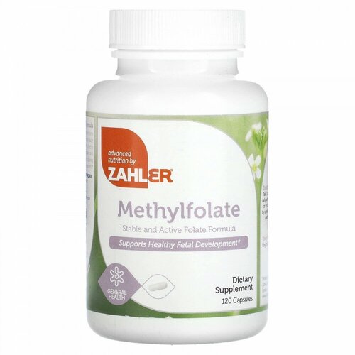 Zahler, Methylfolate, 120 Capsules