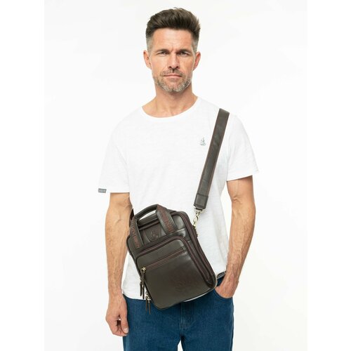 фото Сумка планшет великоросс, коричневый