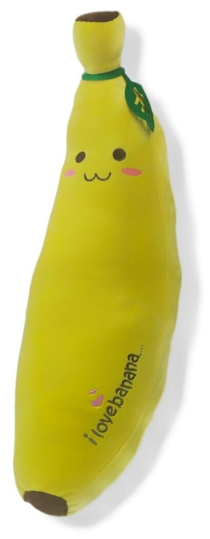 фото Детская мягкая игрушка-подушка "Банан" 40см/бананчик/веселый банан/плюшевая игрушка/антистресс