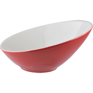 Салатник «Фиренза ред»; фарфор;0,6л; D=215, H=90мм; красный, белый, Steelite, QGY - 9023 C620