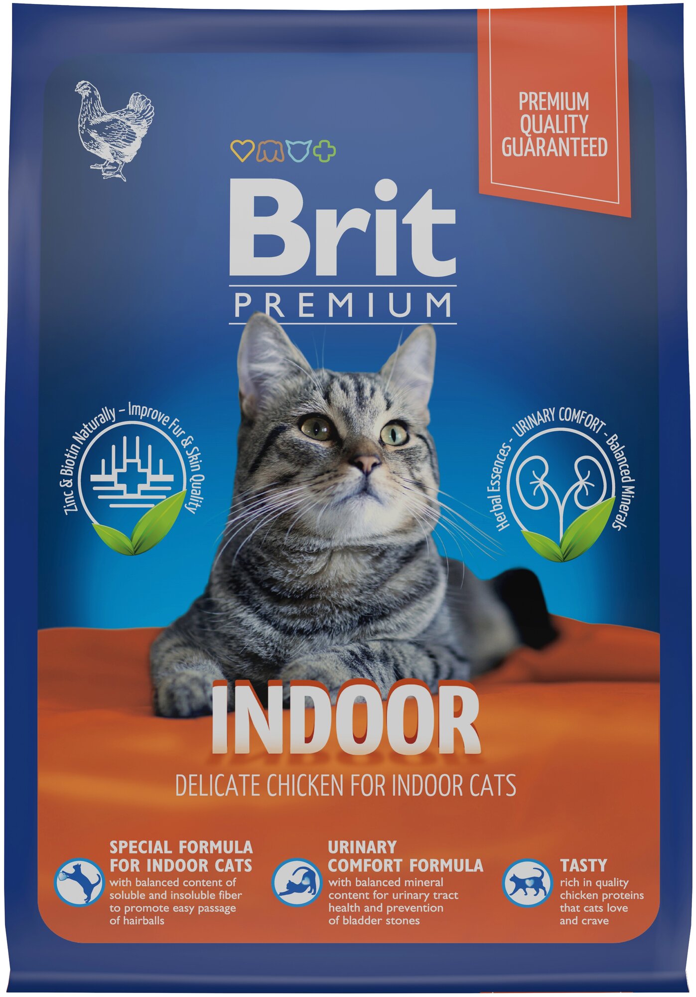 Сухой корм для кошек Brit Premium с курицей