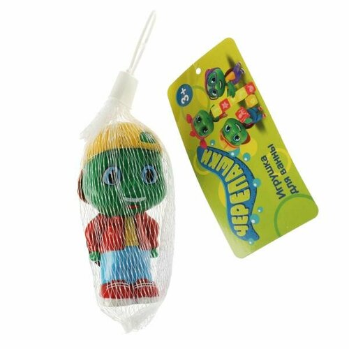 Игрушка для ванны черепашки дони, 1 шт, сетка капитошка в кор.100шт