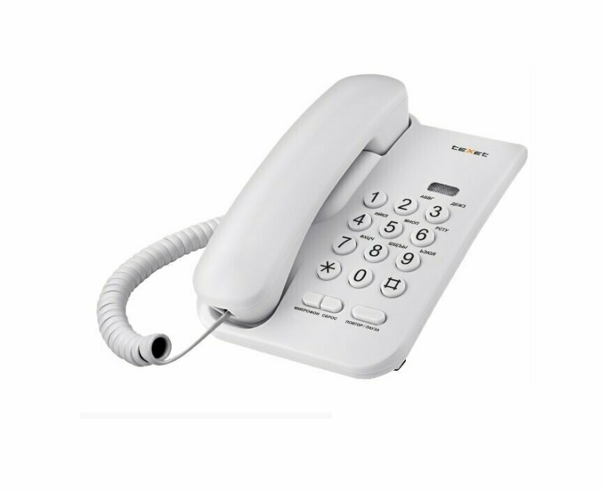 Проводной телефон teXet TX-212 светло-серый
