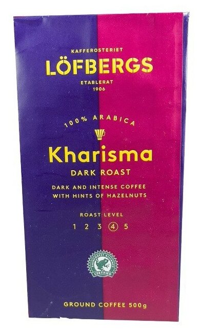 Кофе молотый Lofbergs Kharisma, 500г