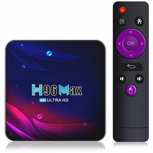 Смарт ТВ приставка OneTech H96 Max V11 RK3318 4К ULTRA HD TV BOX 216 Гб Андроид 110 234900₽