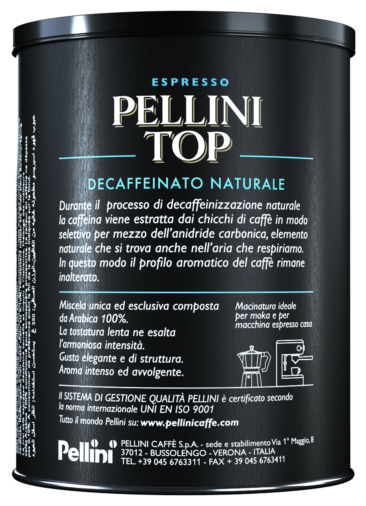 Кофе молотый Pellini Top Decaffeinato Naturale (Топ без кофеина) ж/б, 2x250г - фотография № 3