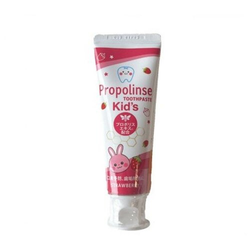 Детская зубная паста с экстрактом прополиса PIERAS Propolinse, вкус клубники (60 гр)