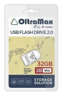 USB флэш-накопитель OLTRAMAX OM-32GB-330-White 1255131