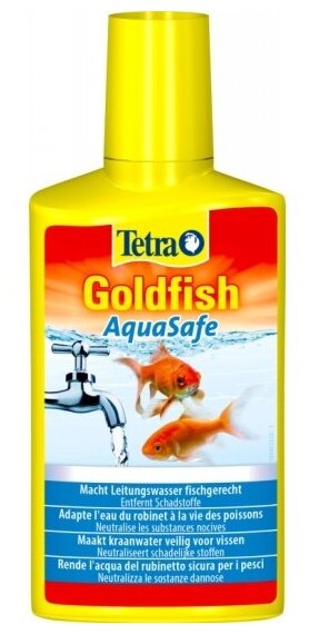 Кондиционер для подготовки водопроводной воды Tetra Goldfish AquaSafe 250мл