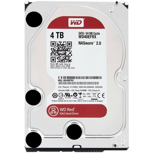 Внутренний HDD Western Digital WD Red Plus 4 ТБ WD40EFPX 1418800₽