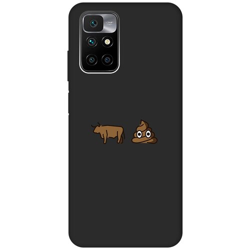 Матовый чехол Bull Shit для Xiaomi Redmi 10 / Сяоми Редми 10 с 3D эффектом черный матовый чехол bull shit для xiaomi redmi 6a сяоми редми 6а с 3d эффектом черный