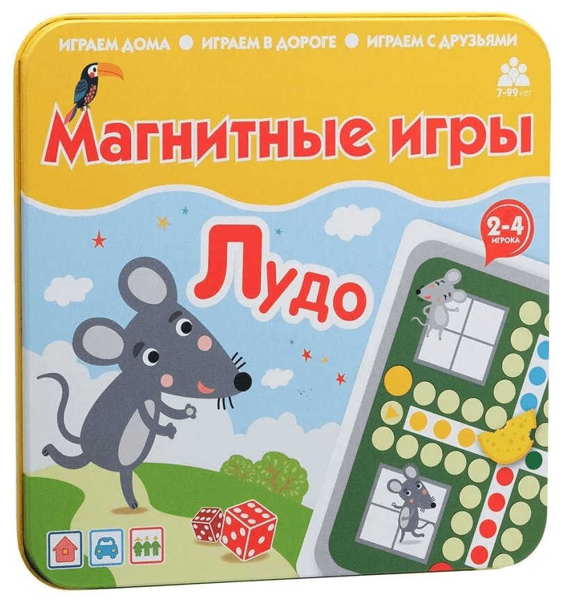 Магнитная игра бумбарам IM-1004 Лудо