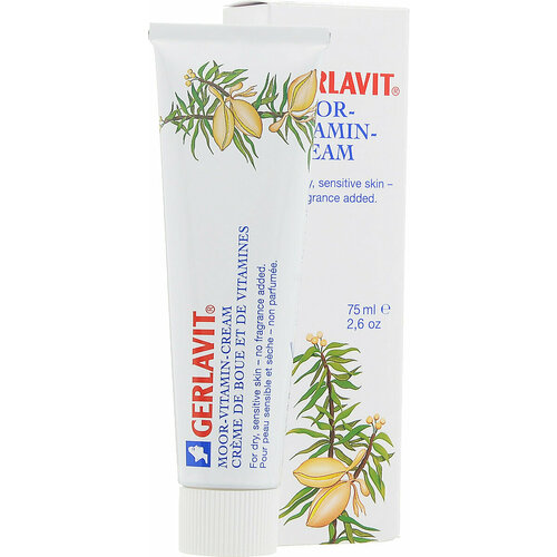 Gehwol Gerlavit Moor-vitamin-creme - Витаминный крем для лица Герлавит 75 мл крем для сухой и чувствительной кожи лица xemose creme visage 40мл