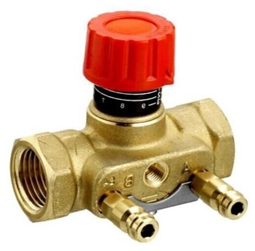 Клапан балансировочный ручной латунь CNT Ду 25 Ру16 ВР Kvs-4м3/ч с изм ...