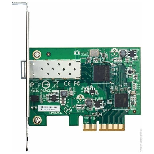 Сетевой адаптер Gigabit Ethernet D-Link DXE-810S PCI Express x8 d link сетевая карта dxe 810s b1a proj высокопроизводительный сетевой адаптер 10 gigabit ethernet для шины pci express