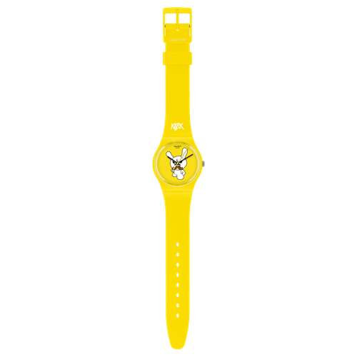 Наручные часы swatch Настоящие часы Swatch от официального представителя gj130, желтый