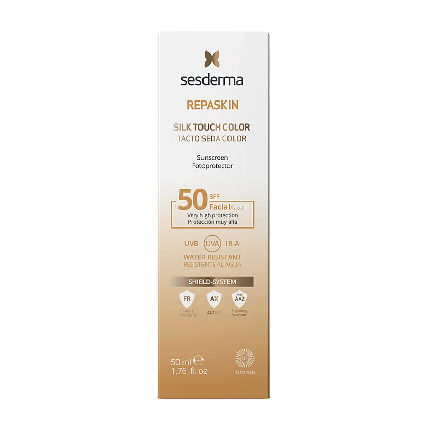 Sesderma Средство солнцезащитное тонирующее с нежностью шелка для лица SPF 50 , 50 мл (Sesderma, ) - фото №15