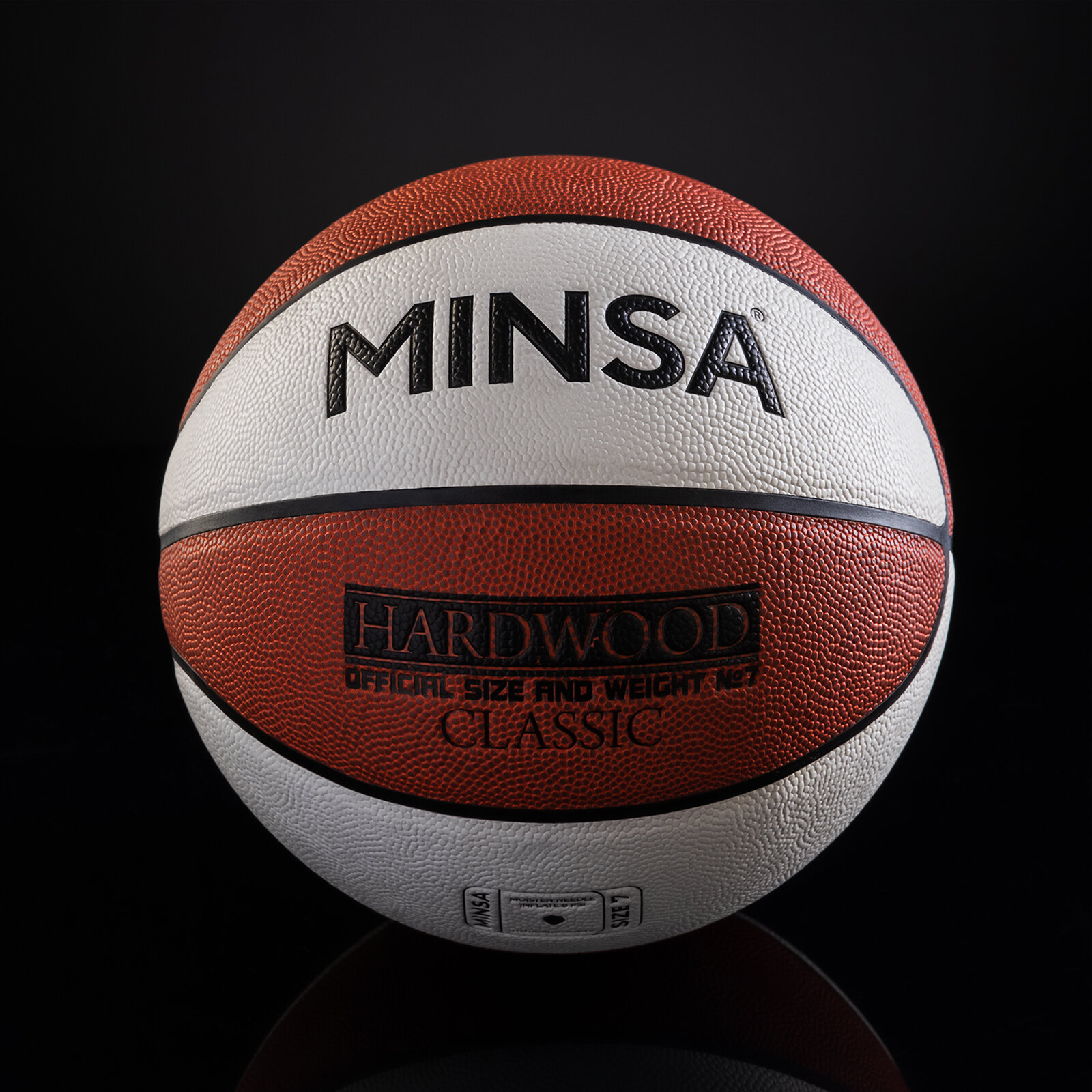 Баскетбольный мяч MINSA Hardwood Classic, PU, размер 7, 600 г