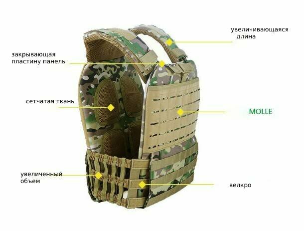 Жилет универсальный плитник MULTICAM