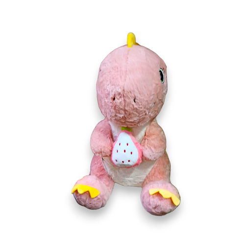 Мягкая игрушка Дракоша розовый с питайей 45 см
