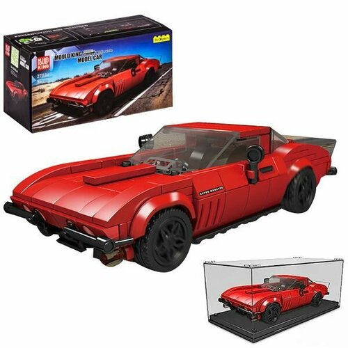 Конструктор Mould King 27034 Corvette Sports Суперкары, 332 деталей, серии Спид Чемпионс, Детские игрушки конструктор china bricks 106 laferrari из серии машины спид чемпионс