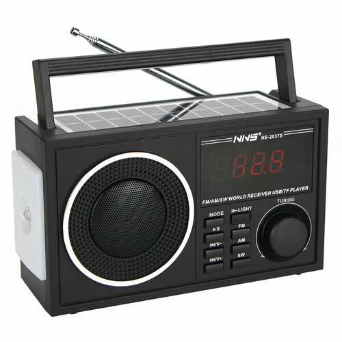 Радиоприёмник FM/AM/MP3 S-2037S / Колонка портативная MP3 / Работа от сети / от аккумулятора / от батареек голубой, серый, черный, золотистый, розовый, фиолетовый, красный, серебристый, синий, белый, оранжевый