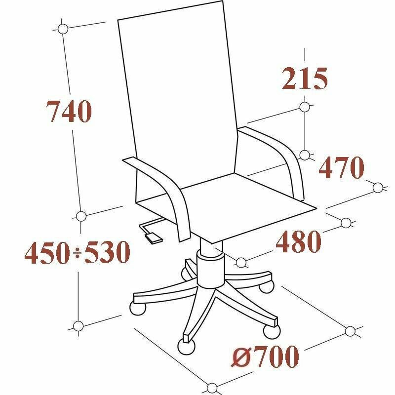 Офисное кресло Everprof (Grey) - фото №17