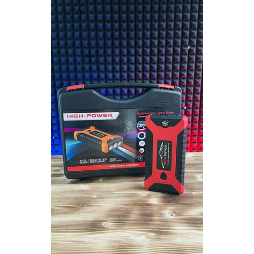 Пусковое портативное зарядное устройство для автомобиля 28000mAh красный JX27 1290000₽