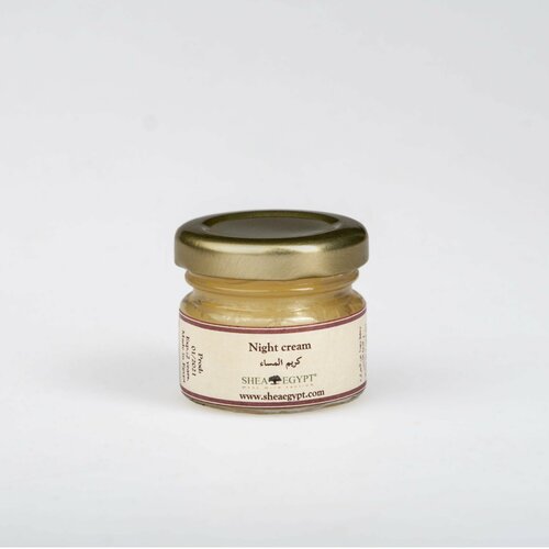 Натуральный ночной крем для лица с маслом ши и маслом сладкого миндаля Shea Egypt, 30мл
