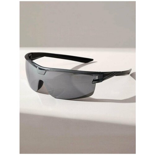 фото Солнцезащитные очки , серебряный, черный prelesti