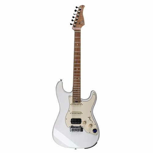 Mooer GTRS P801 White Электрогитара со встроенным процессором, HSS, клен, цвет белый