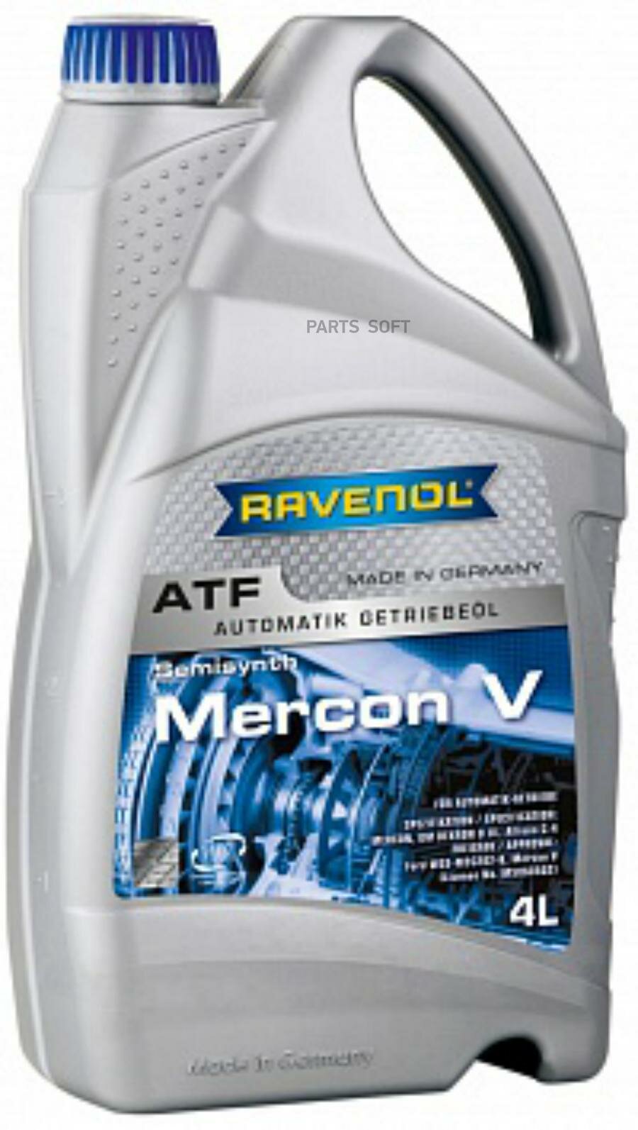 Трансмиссионное масло RAVENOL ATF Mercon V ( 4л) new RAVENOL / арт. 121210100401999 - (1 шт)