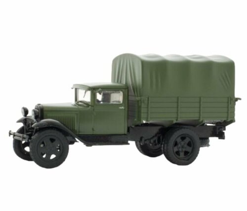 Игрушка машинка ГАЗ-АА бортовой с Тентом 1932-1950гг 1:43 де074