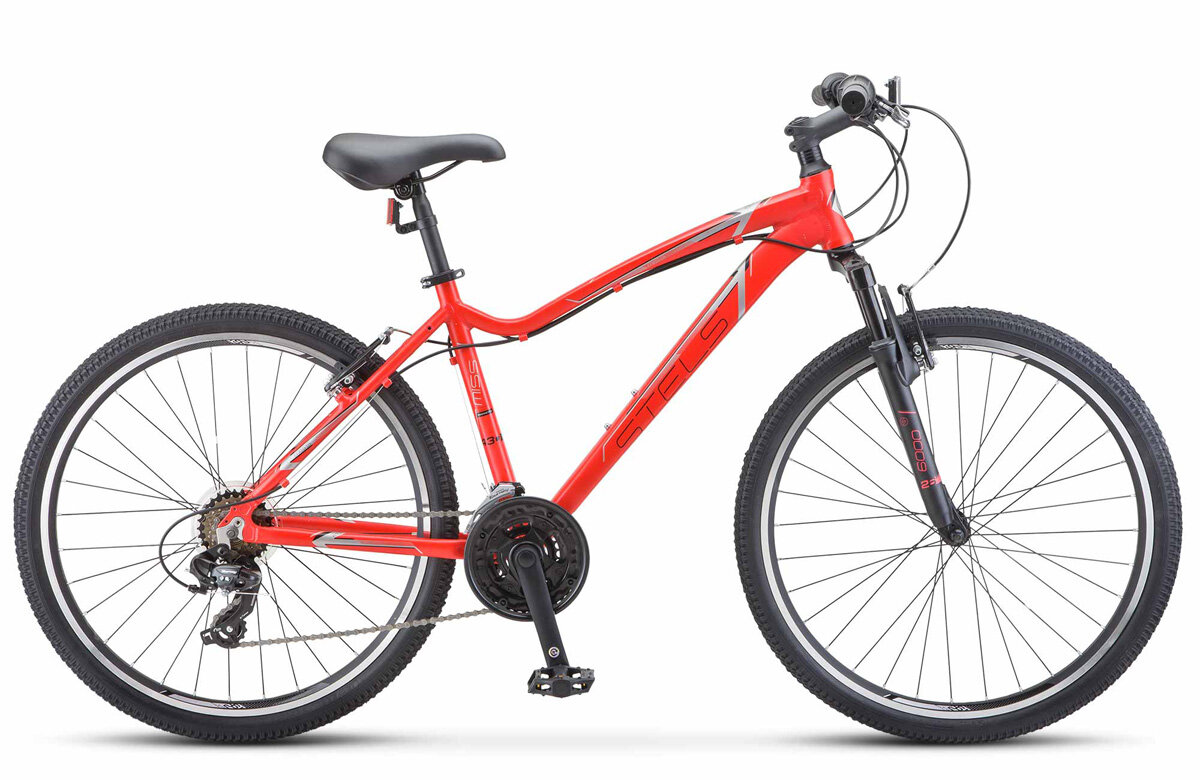 Велосипед женский STELS Miss 6000 V 26" K010, 17" вишнёвый (красный)