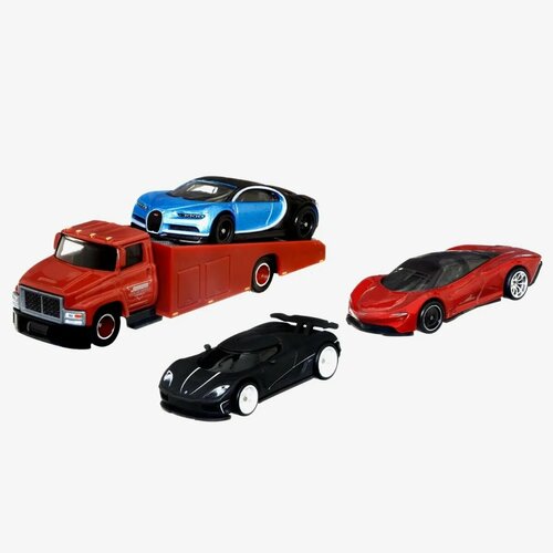 Коллекционный набор машинок Hot Wheels 2022 Premium Collector Set 2: Exotic Hypercars (Хот Вилс 2022 Премиум набор 2: Экзотические гиперкары)