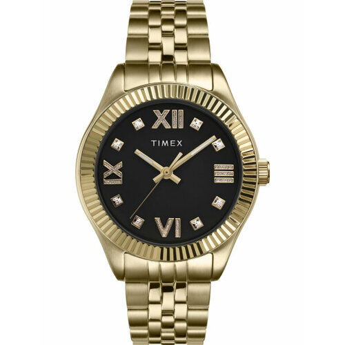 Наручные часы TIMEX, черный, желтый