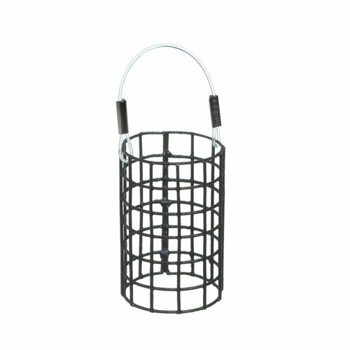 фото Груз-кормушка металлическая x-feeder me fastfood s grid, цвет matt black, 10 г, 17 мл