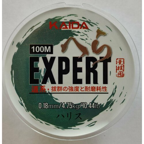 фото Леска каида expert 0.18мм 100м kaida